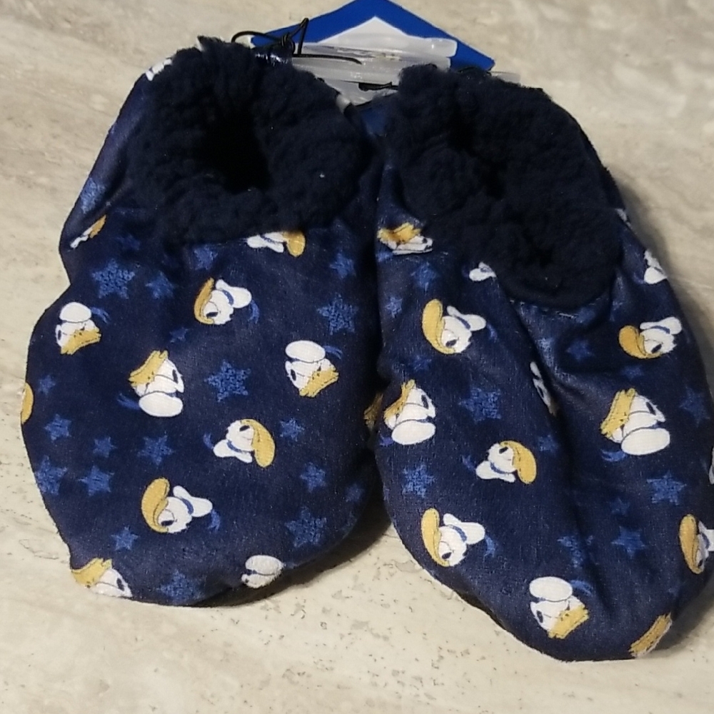 Nwts Cozy Donald Duck Slippers Size 13-1